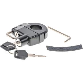 Onegercn Secures Helmet Motorcycle Helmet Lock Anti-Theft Tamper-Proof Helmet Security Lock for Motorbike Scooter Street Bike