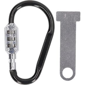 Aramox Motorcycle Helmet Lock, Helmet Safety Lock Anti Theft Helmet Lock Aluminum Alloy Replacement for Indian Dirt Bike