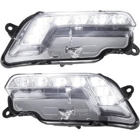 LED Daytime Running Light 2128200756 Driving Running Lamp for Mercedes-Benz E350 2010-2016 Aluminum Plastic White