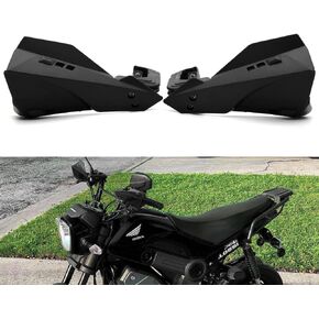Kucehiup Motorcycle Handguards 7/8" 22mm 1" 25mm Universal Dirt Bike Hand Guards ATV Handguards (Black)