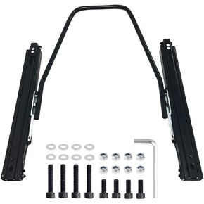 Seat Slider, Mounting Dual Locking Adjustable Seat Track Assembly Kit, Fit for Racing Simulator Seat and Most Aftermarket Seats