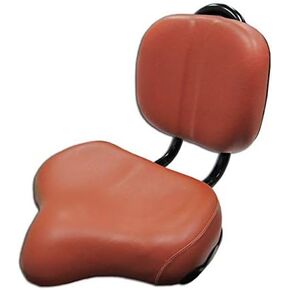 Flying Horse Bicycle Seat Saddle Back Rest Oversize Beach Cruiser Tandem- Brown