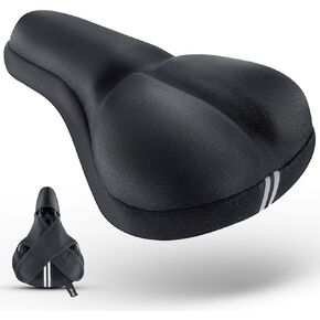 JJpopo Bike Seat Cushion Cover Comfortable Breathable Bicycle Seat Cover Fits for Outdoor or Indoor Cycling Peloton/Mountain/Stationary/Spin Class Exercise Bike