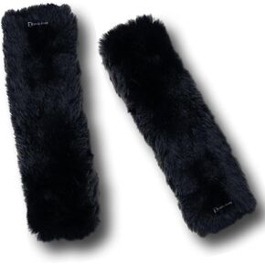 Zento Deals Soft 2 Pack Black Seat Belt Shoulder Pad