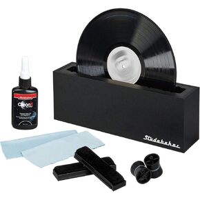 Studebaker Vinyl Record Cleaning System with Cleaning Solution and Soft Pads Included