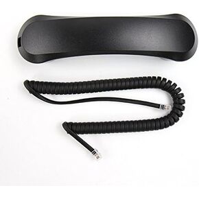 The VoIP Lounge Replacement Handset Receiver with Curly Cord Black for Avaya IP Office 1400 and 1600 Series Phone 1403 1408 1416 1603 1608 1616