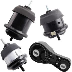 Set of 4 Engine Motor and Transmission Mount Kit Compatible with 2009-2017 Chevrolet Traverse and 2009-2016 Acadia and Buick Enclave & Saturn Outlook 3.6L, Replaces# A5458/ A5549/ A5548/ A5444
