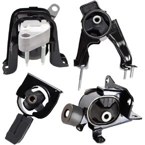Engine Motor and Trans Mounts Compatible with 2003-2008 Toyota Corolla 1.8L, Matrix 1.8L, 2003-2008 Pontiac Vibe 1.8L Auto Transmission Set of 4 Replaces# A4220 A4219 A4218 A4221