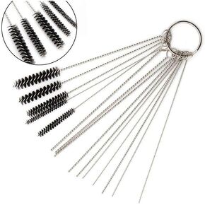 مجموعة أدوات تنظيف الأوساخ الكربونية من AiiQee مكونة من 6 إبر تنظيف مع 6 فرش in Kuwait