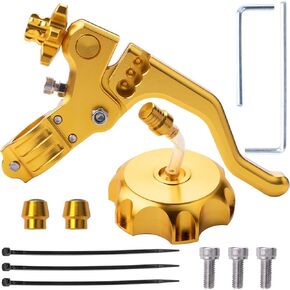 CNC Short Stunt Clutch Lever 22mm 7/8" Handlebar Universal Stunt Clutch Lever for Honda CBR 600 F2 F3 F4 F4i 650F 600 CBR1000RR CRF250R CRF450R CRF250L CRF250M CRF 250X 450X CR 125R(Blue)…
