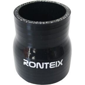 Ronteix Universal ID 2.5'' to 2'' Silicone Reducer Coupler Radiator Hose (63MM to 51MM, BLACK)