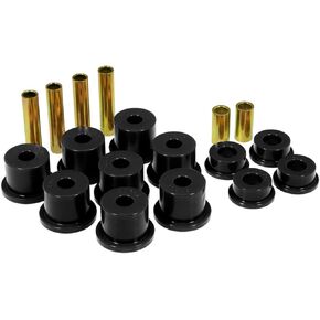 Prothane 6-1012-BL Black Front Spring Eye and Shackle Bushing Kit
