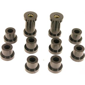 Prothane 55 Chevy Full Rear Spring Bushings - Black