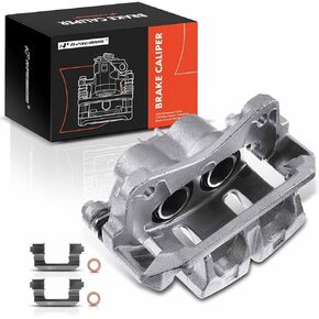 A-Premium Disc Brake Caliper Assembly with Bracket Compatible with Select Acura and Honda Models - TL 2009-2014, TLX 2015-2018, Ridgeline 2006-2014, L4 2.4L, V6 3.5L, V6 3.7L - Front Left Driver Side
