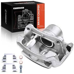 A-Premium Disc Brake Caliper Assembly with Bracket Compatible with Select Chevy and Pontiac Models - HHR 2006-2011 2.2L/2.4L, Malibu 2004-2008, G6 2006-2008 - Front Right Passenger Side