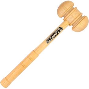 Double Side Bat Mallet for Cricket Bat Knocking Best Ash Wood by Naqqash Sports