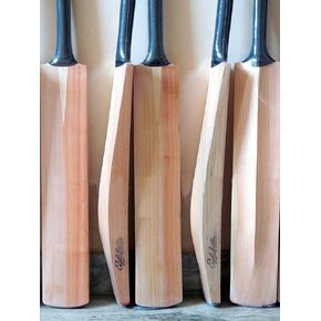 AnNafi® Plain Kashmiri Willow Cricket Bat Free MRF Genius Emboss Sticker | Premium Quality | Regular Size Short Handle | Full Size Cover, Pre- Fitted Toe Guard, Anti Scuff Sheet & Fiber Tape