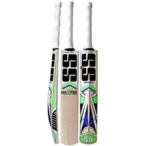 SS Kashmir Willow Leather Ball Cricket Bat, Exclusive Cricket Bat for Adult Full Size with Full Protection Cover (Master 100)