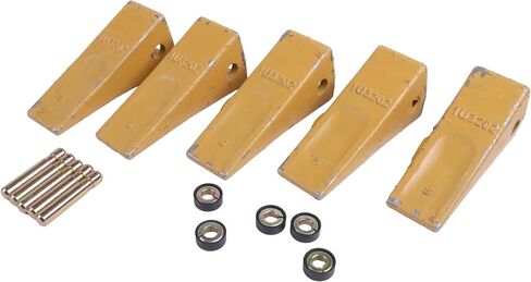 5PK 1U3202 Bucket Teeth with Pins and Retainers Compatible with Caterpillar CAT Style J200 General Purpose Dirt Excavator 1U-3202 in Saudi Arabia
