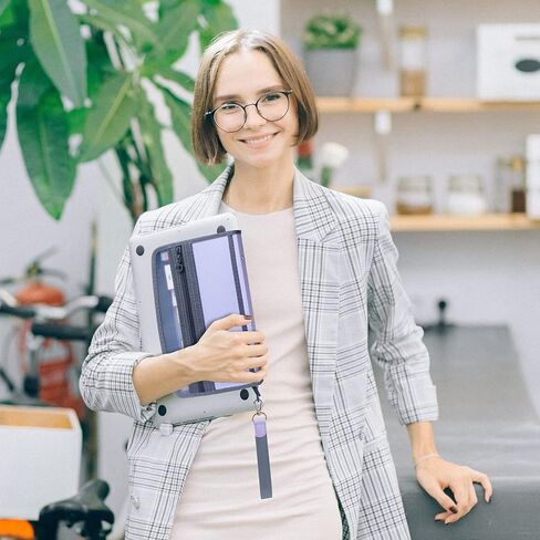 منظم قسيمة الإيصالات من Nicecho، منظم ملفات الأكورديون الصغير 13 جيبًا مع ملصقات قوس قزح، مجلد ملفات صغير لمستندات الأعمال الخاصة بالبطاقات، إغلاق بسحاب، 11 * 6.8 بوصة (أسود)... in Kuwait