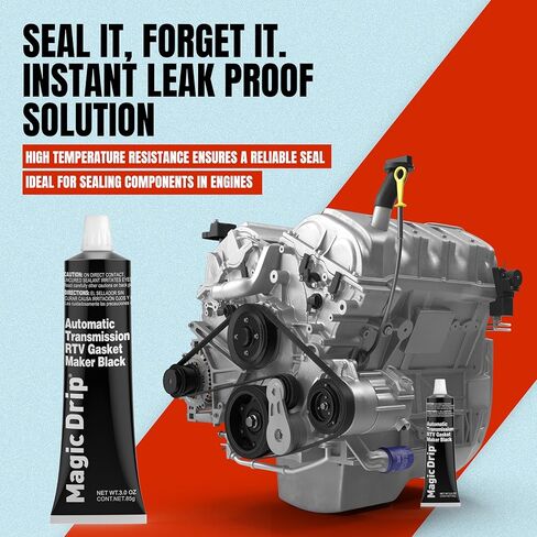 ماجيك بالتنقيط ناقل الحركة الأوتوماتيكي RTV صانع حشية السيليكون RTV يوفر مقاومة درجات الحرارة العالية. أختام مانعة للتسرب من أجل نقل رائع. مانع تسرب الحشية يغلق بشكل صحيح. in Kuwait