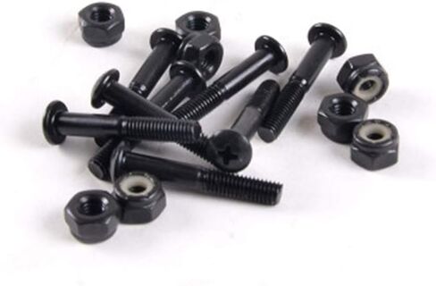 BESIY 16 Pcs Longboard Skateboards Cruiser Hardware Screws Mounting Bolts Set (1.25") in Kuwait