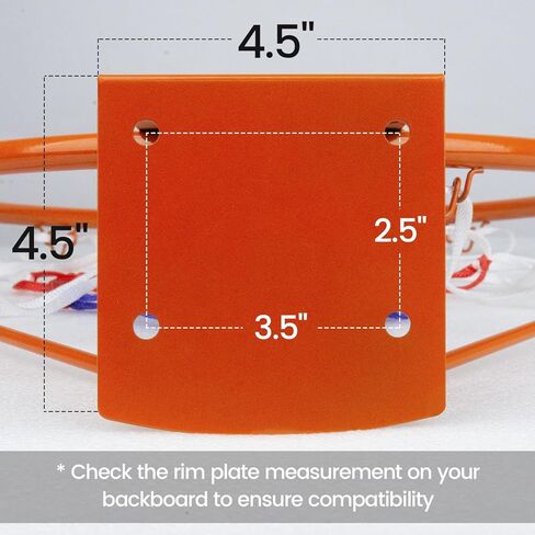 كرة السلة حافة الهدف 18 "الحائط الباب شنت كرة السلة حافة الهدف هوب صافي داخلي في الهواء الطلق مع جميع الأحوال الجوية صافي الحائط in Kuwait