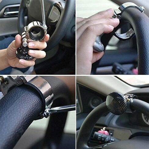 Steering Wheel Spinner Knob, Suicide Power Handle Rotatable Vehicle Steering Ball Power Handle for Boats Car Truck Golf Carts in Saudi Arabia