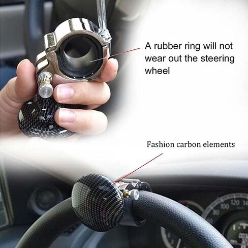 Steering Wheel Spinner Knob, Suicide Power Handle Rotatable Vehicle Steering Ball Power Handle for Boats Car Truck Golf Carts in Saudi Arabia