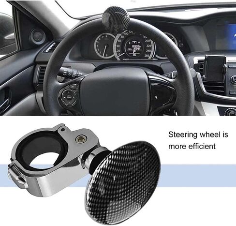 Steering Wheel Spinner Knob, Suicide Power Handle Rotatable Vehicle Steering Ball Power Handle for Boats Car Truck Golf Carts in Saudi Arabia