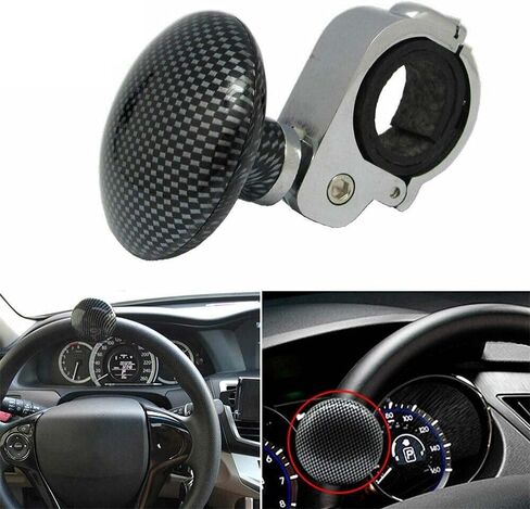 Steering Wheel Spinner Knob, Suicide Power Handle Rotatable Vehicle Steering Ball Power Handle for Boats Car Truck Golf Carts in Saudi Arabia