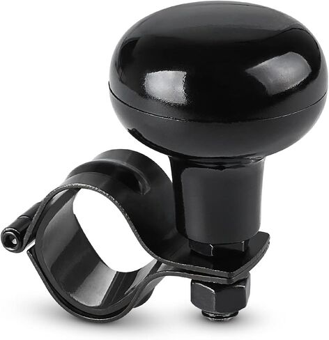 Ouzorp Steering Wheel Knob for Car Universal Fit Vehicle Steering Wheel Suicide Spinner Premium Quality Power Handles Black in Saudi Arabia