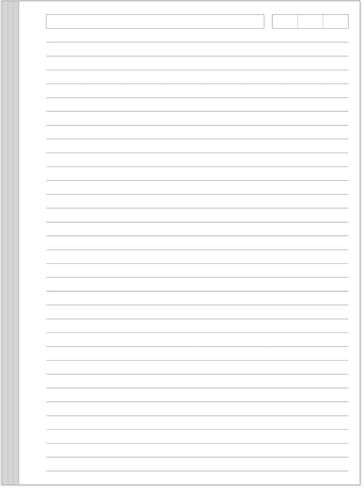 ورق إعادة تعبئة مبطن غير مثقوب - ورق أوراق سائب مقاس A5 لمجلد الحلقات/إدراج مخطط دفتر الملاحظات المنفصل، 100 ورقة/200 صفحة، مثقوب بـ 6 فتحات، صفحات بيضاء مسطرة 100 جرام في المتر المربع، 5.8 بوصة × 8.2 بوصة in Kuwait