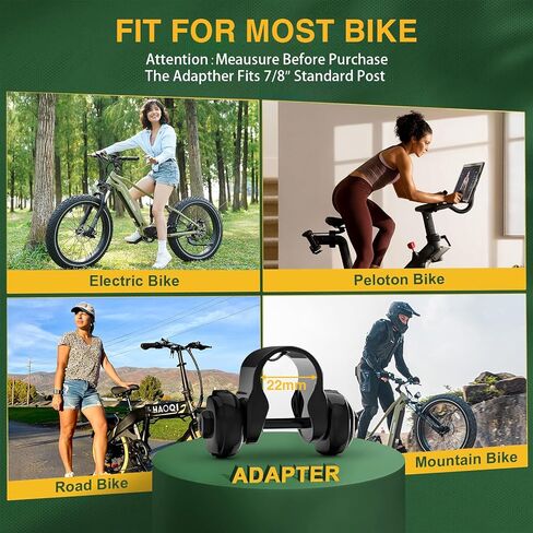 HAOQI Oversized Bike Seat,Soft Wide Bicycle Seat with Memory Foam, Comfortable Road&Mountain Bike Saddle for Most Peloton/Exercise/Stationary Bikes in Saudi Arabia