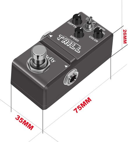 دواسة تأثير Clefly Nano Tremolo للجيتار True Bypass ودواسة تأثير Nano Trill in Kuwait