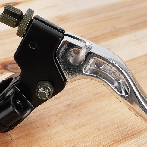 7/8" Dirt Bike Clutch Lever, 22mm Left Clutch Lever Aluminum Alloy Chrome Motorcycle Clutch Lever Replacement for SSR 125cc 70cc 110cc YZ80 YZ125 RM80 RM85 RM100 Dirt Bikes Pit Bike Bicycle Part in Saudi Arabia