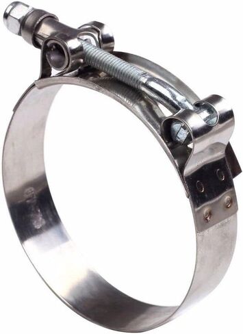 10pcs T-Bolt Clamps for 4" ID Hose 108mm - 116mm 301 Stainless Steel Turbo Intake Intercooler Hose Clamp in Kuwait
