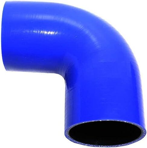 TMKOOL 4-Ply عززت درجة الحرارة العالية 2 "ID 90 درجة الكوع مقرنة سيليكون خرطوم (أسود، 2 بوصة) in Kuwait