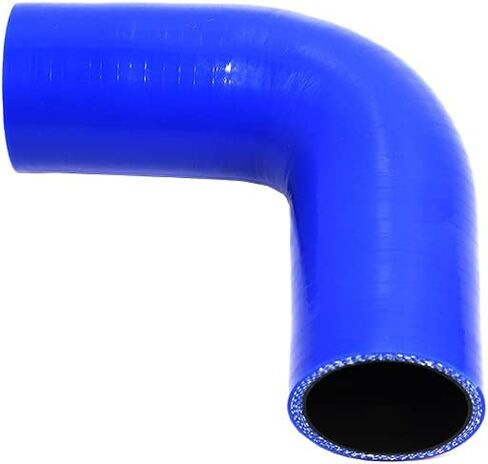 TMKOOL 4-Ply عززت درجة الحرارة العالية 2 "ID 90 درجة الكوع مقرنة سيليكون خرطوم (أسود، 2 بوصة) in Kuwait