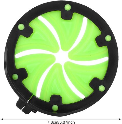 Paintball Speed Feed,Paintball Hopper Paintball Loader, Universal Paintball Speed Feed Outdoor PP Plastic Green Black Petals Triangular Universal Gate Lid Hoppers Cover in Saudi Arabia