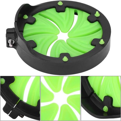 Paintball Speed Feed,Paintball Hopper Paintball Loader, Universal Paintball Speed Feed Outdoor PP Plastic Green Black Petals Triangular Universal Gate Lid Hoppers Cover in Saudi Arabia