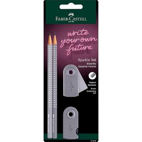 Faber-Castell Sparkle 218482 Writing Set Coconut/Grey