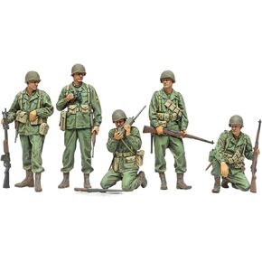 TAMIYA 35379 1:35 US Infantry Reconnaissance Squad (5) Model Building, Plastic Kit, Hobby, Crafts, Gluing, Model Kit, Model, Assembly, Unpainted