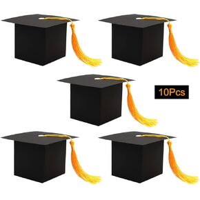 SDKI 30Pcs Graduation Cap Candy Box Graduation Party Supplies 2024 Decorations Graduation Gift Candy Boxes for Graduation Party Favor