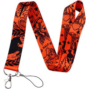TV Show Percy Jackon Lanyard Keychain, Anime ID Badges Key Lanyard for ID Card Holder, Cell Phone Case (with Card A)