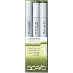 Copic Sketch Blending Trio Markers 3/Pkg-Set 1