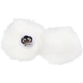 SEWACC Shoes Pompom Buckle: 2pcs Women Shoe Clips Fluffy Pompom Shoe Balls Shoes Clips Ornaments Decorative Buckle Clip for