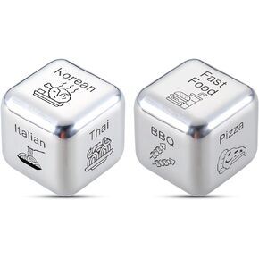 Food Dice, Food Decider Dice, Exchange Dice, Stocking Stuffers for Wife, Wife Stocking Stuffers, Stocking Stuffers, Christmas Stocking Stuffers, Anniversary for Men Women Him Her Funny Gifts