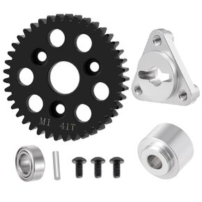 Mod 1 Aluminum Slipper Clutch Eliminator 39T-48T Steel Spur Main Gear for 1/8 HPI Savage X 21 25 SS 4.6 Upgrade Parts (39T)
