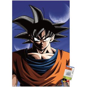 Dragon Ball Z - ملصق حائط غوكو مع دبابيس دفع